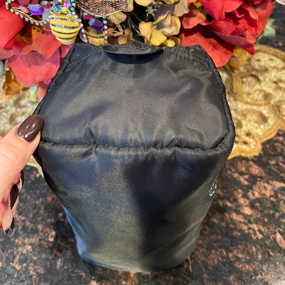 Black Travel Unisex Bag With Stitched Detail - Picture 8 of 12